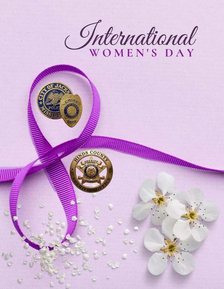 Jackson police, Hinds County honor women on International Women's Day