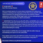 Pike County Sheriff's Office warns public about scam activity Pike County Sheriff's Office warns public about scam activity