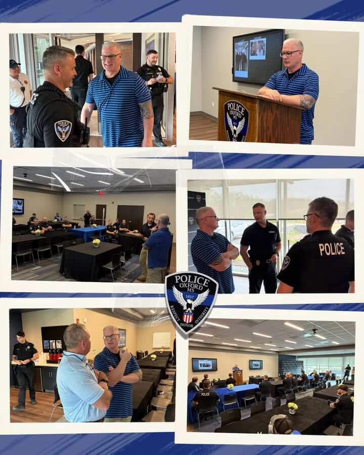 Oxford PD honors Captain Donovan Lyons