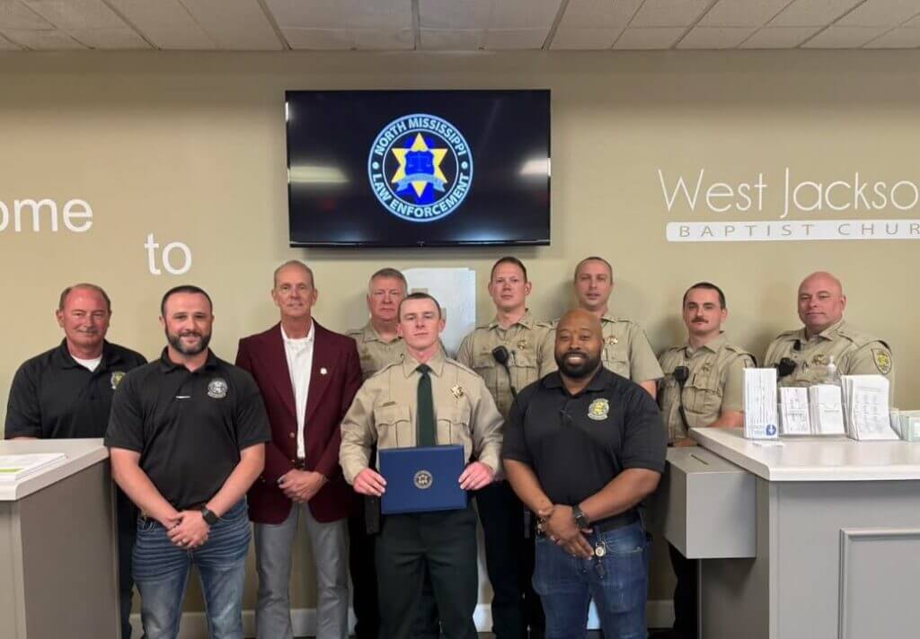 Deputy Kyle Magee graduates from North Mississippi law enforcement training