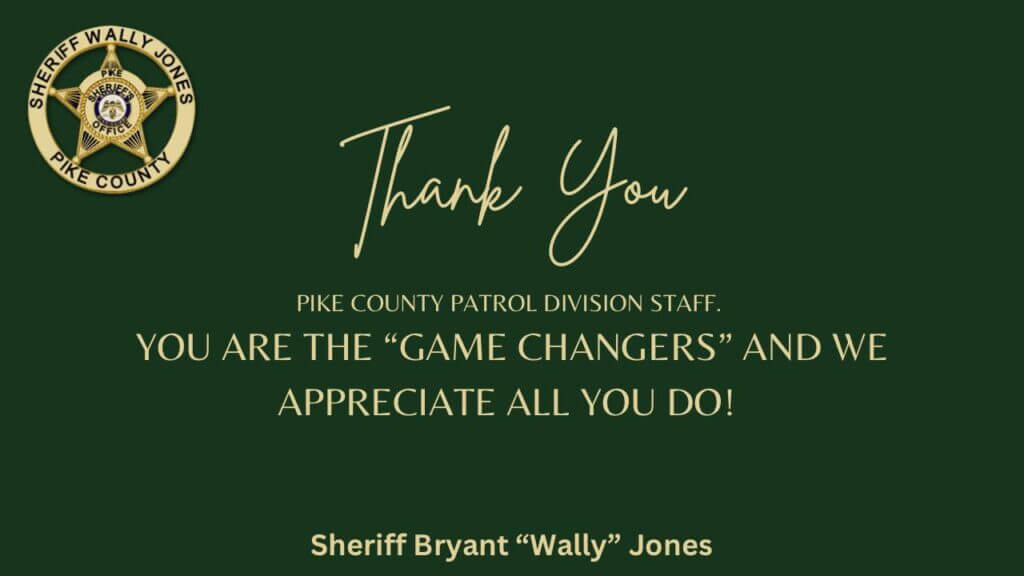 Pike County Sheriff's Office posts notice via public relations department