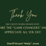 Pike County Sheriff's Office posts notice via public relations department Pike County Sheriff's Office posts notice via public relations department