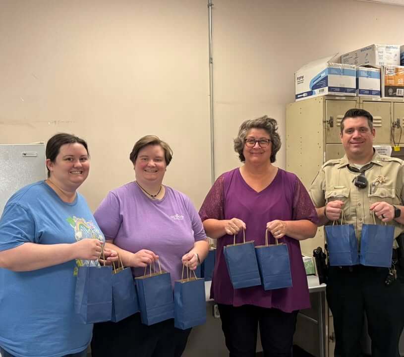 By Faith Baptist Church delivers care bags to school resource officers