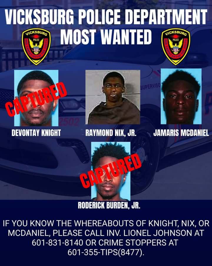 Vicksburg police post on Facebook
