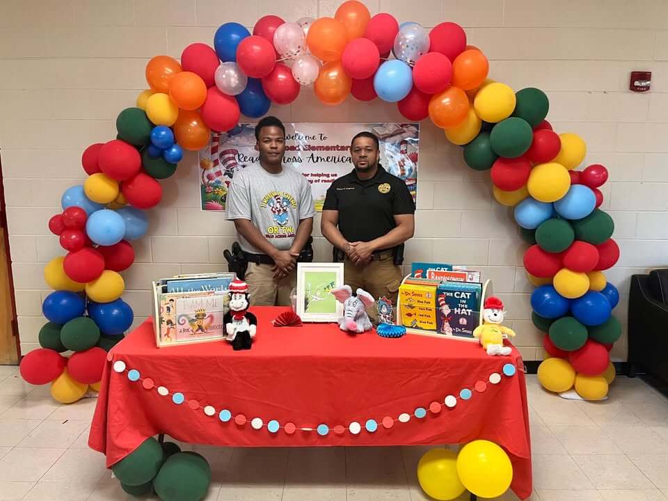 Hinds County deputies celebrate Read Across America at Gary Road Elementary