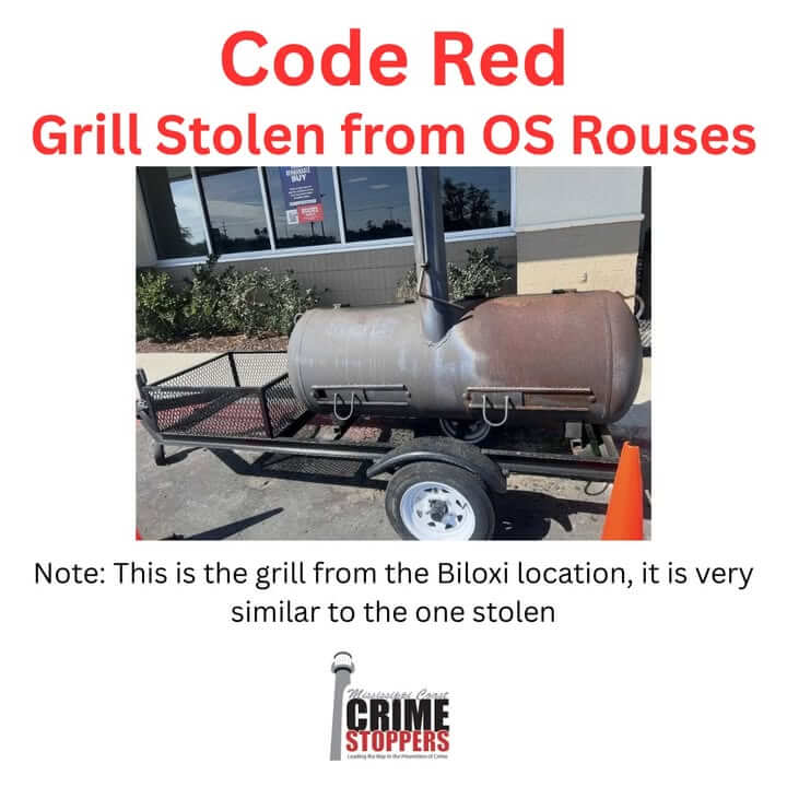 Thieves steal custom smoker from Rouses Market