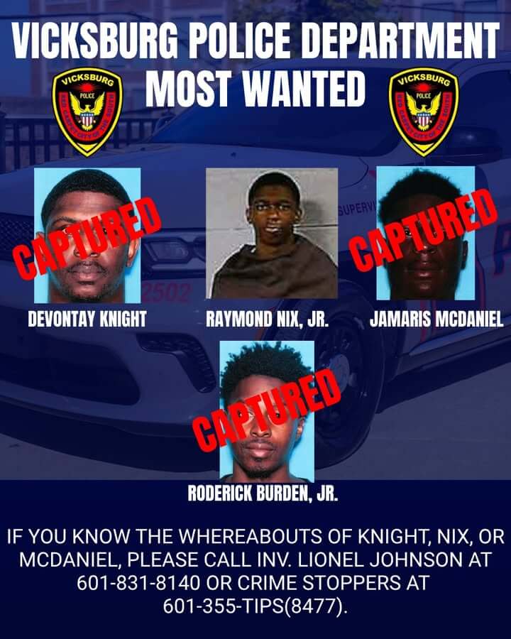 Vicksburg police post on Facebook
