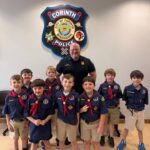 Corinth police chief shows Cub Scouts around department Corinth police chief shows Cub Scouts around department
