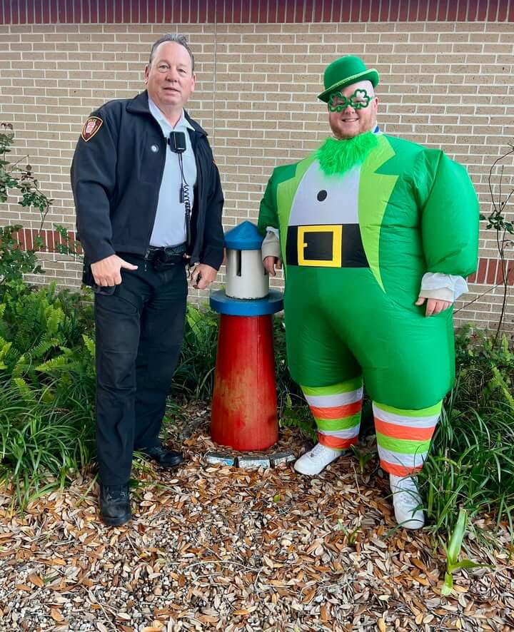 Ocean Springs police, Oak Park Elementary wish safe St. Patrick's Day