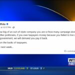 Speaker says out-of-state companies must repay taxpayers regardless of donations Speaker says out-of-state companies must repay taxpayers regardless of donations