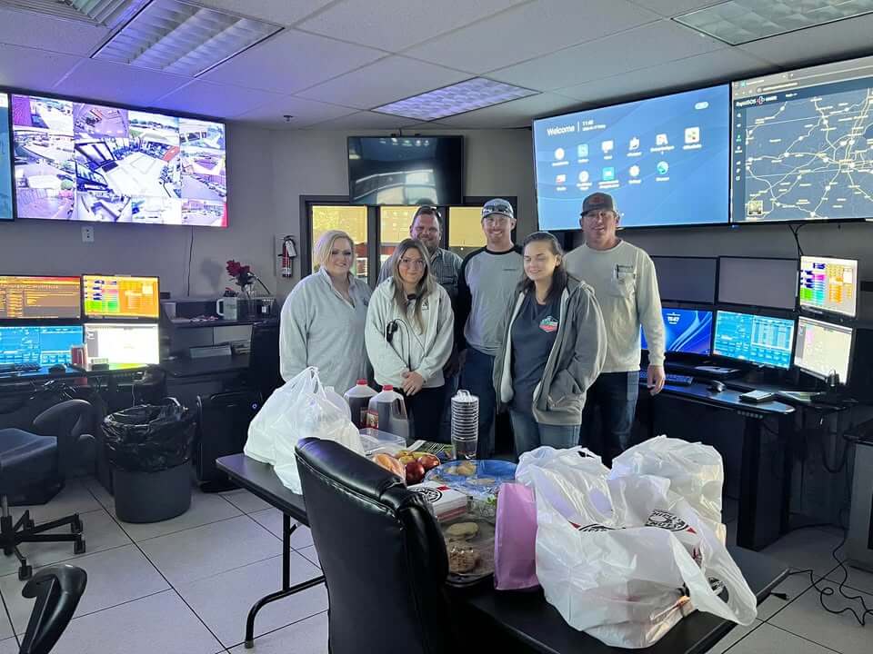 Denbury Exxon Mobile provides lunch to dispatchers during appreciation week