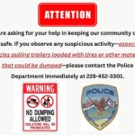 Police urge residents to report illegal dumping Police urge residents to report illegal dumping