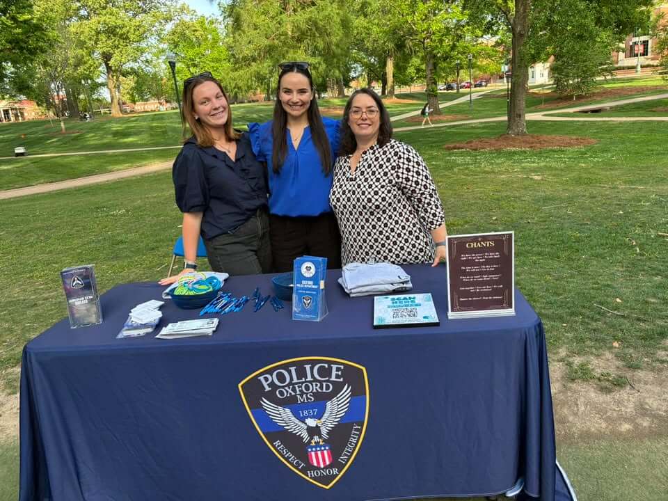 Victims Services Team joins Take Back the Night at Ole Miss