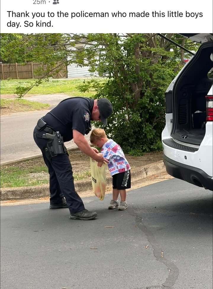 Lt. Waters makes day for child in surprise encounter