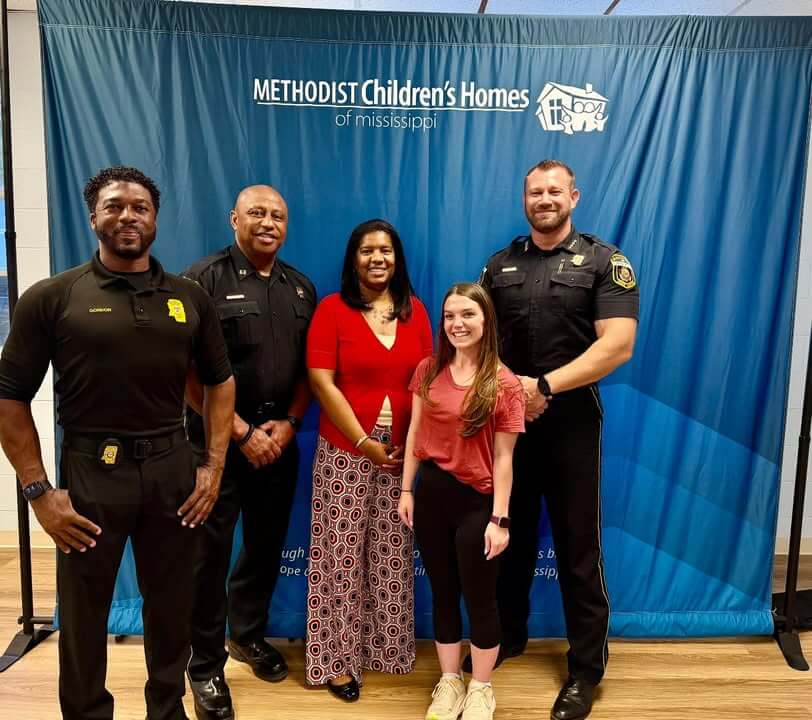 Capitol Police join Junior League resiliency project at Methodist Children's Home