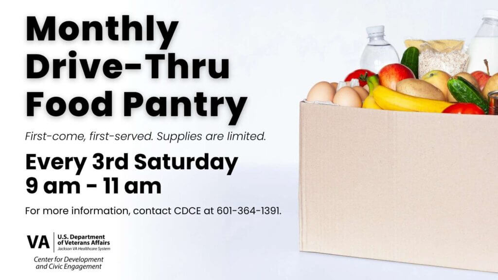 VA medical center hosts veterans food pantry in Jackson on April 18