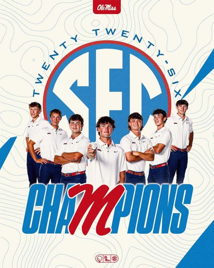 Ole Miss wins SEC men's golf title for first time in 41 years