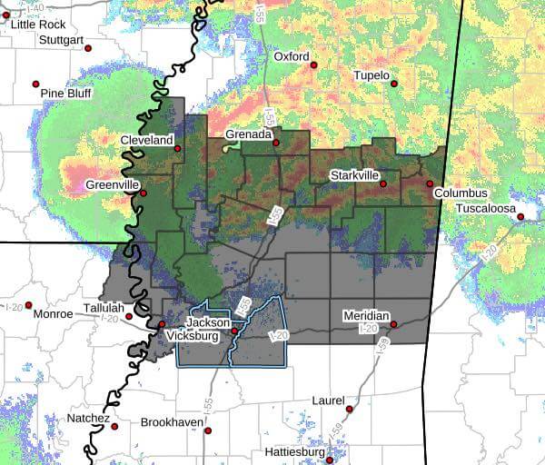 NWS issues Tornado Watch 179 for parts of Louisiana, Mississippi until 4 a.m. CDT