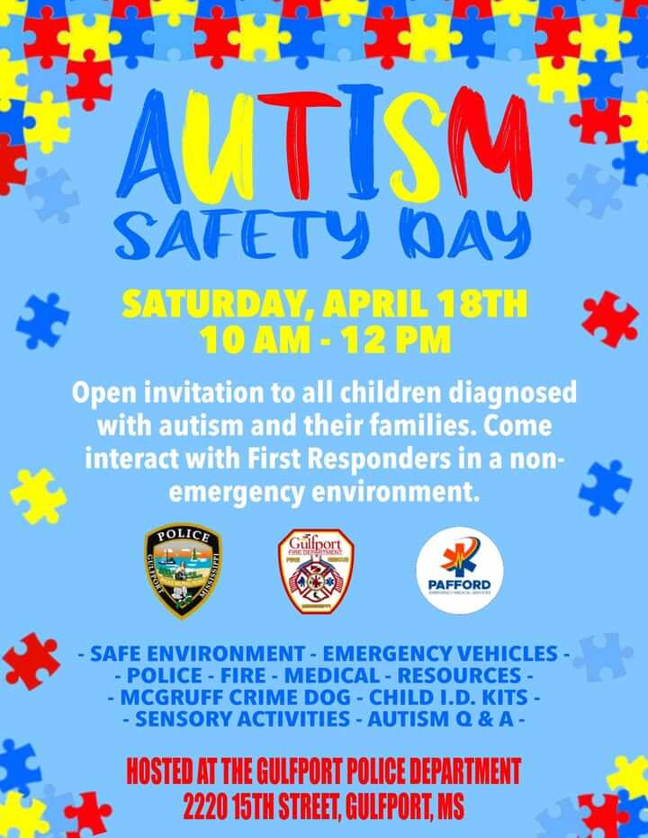 Gulfport Police host Autism Safety Day April 18