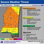 National Weather Service extends enhanced severe weather risk National Weather Service extends enhanced severe weather risk