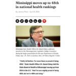 Reeves says Mississippi rises to 48th in health rankings Reeves says Mississippi rises to 48th in health rankings