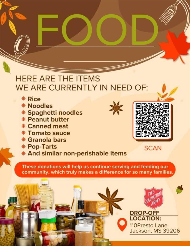 Salvation Army Jackson pantry seeks food donations
