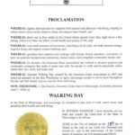 Mississippi proclaims Walking Day, backs American Heart Association Mississippi proclaims Walking Day, backs American Heart Association