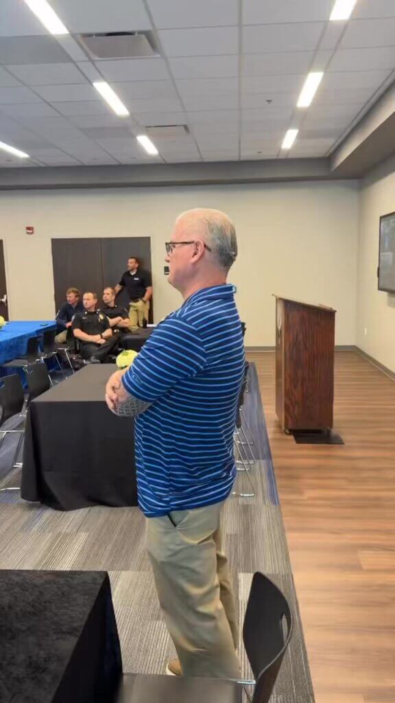 Oxford Police Department honors Captain Donovan Lyons