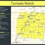 Facebook post says watch canceled for Lafayette County; notes tornado watch until 10 p.m. Facebook post says watch canceled for Lafayette County; notes tornado watch until 10 p.m.