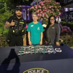 Oxford police distribute NightCap drink-spiking prevention materials at Safe Site Tent Oxford police distribute NightCap drink-spiking prevention materials at Safe Site Tent