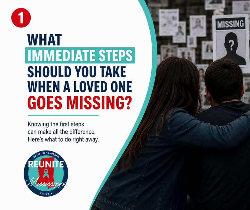 Reunite Mississippi urges families to learn steps when someone goes missing