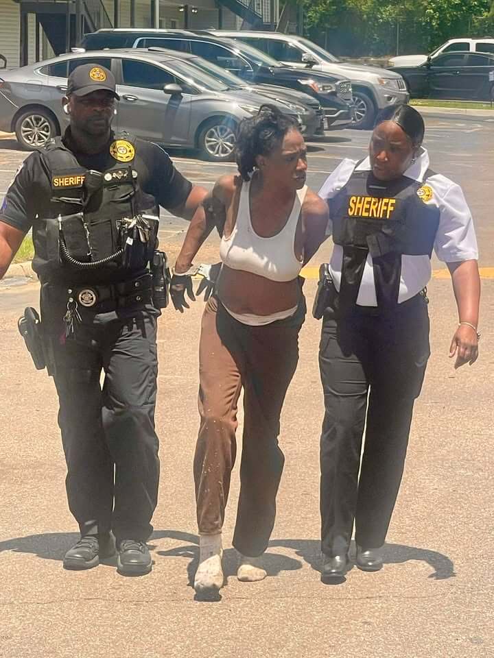Authorities recapture escaped detainee Latoria Sample at Woodlands Apartments
