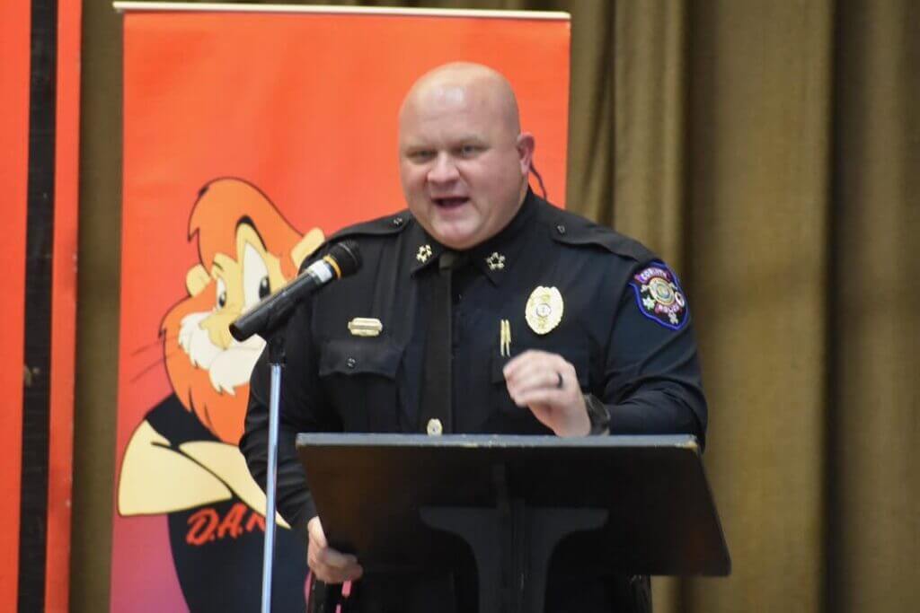 Corinth police chief attends D.A.R.E. graduation