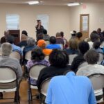 Chief Brackney thanks participants at Peggy Hobson-Calhoun listening tour Chief Brackney thanks participants at Peggy Hobson-Calhoun listening tour