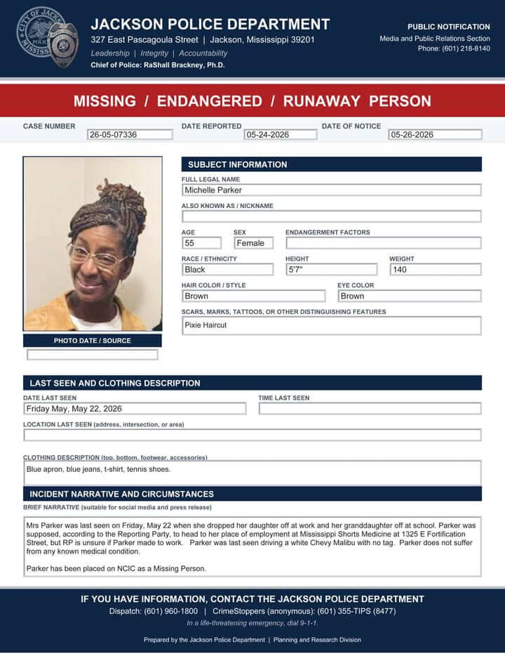 Jackson Police Department posts on Facebook