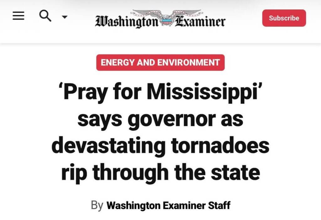 Tate Reeves posts on Facebook