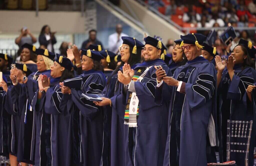 Jelani C. Zarif urges JSU graduates to view degrees as pathways to leadership