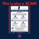 Facebook post warns against links in scam messages Facebook post warns against links in scam messages