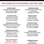 Mississippi adjusts schedule for disaster assistance centers Mississippi adjusts schedule for disaster assistance centers
