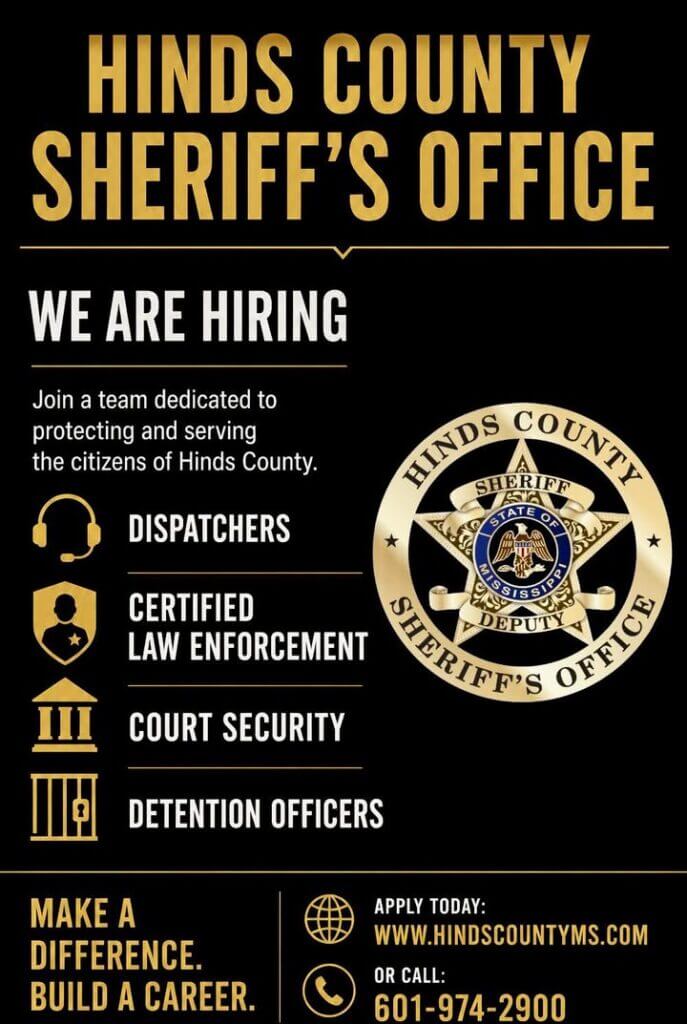 Hinds County Sheriff's Office posts on Facebook
