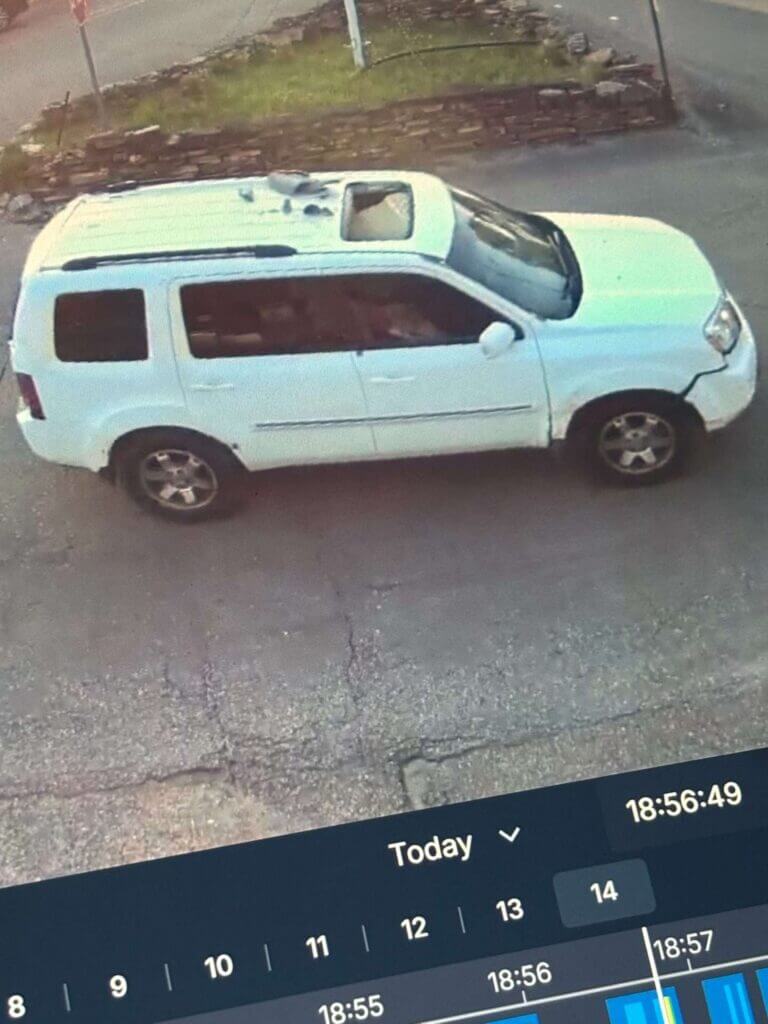Terry police seek vehicle after crash damages steakhouse
