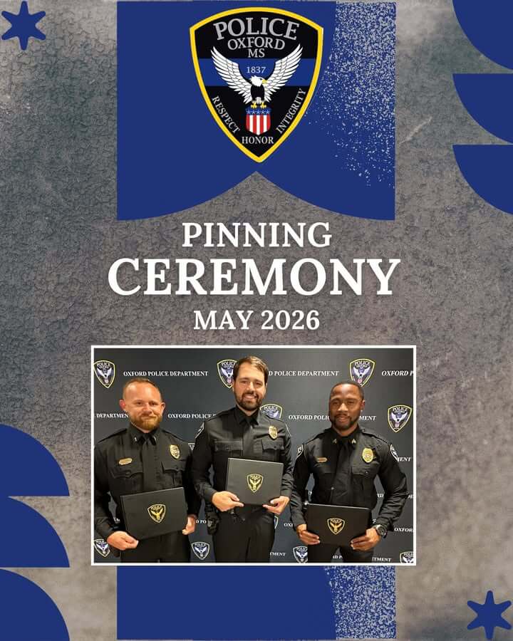 Oxford police promote three members of Criminal Investigations Division