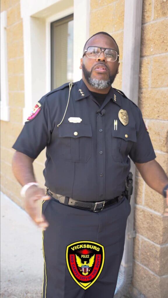 Vicksburg police post reel on Facebook