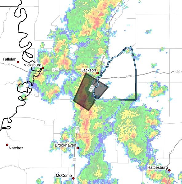 Strong thunderstorm impacts Rankin, Hinds and Copiah counties