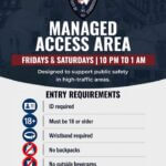 Starkville Police establish managed access area in Cotton District on weekend nights Starkville Police establish managed access area in Cotton District on weekend nights