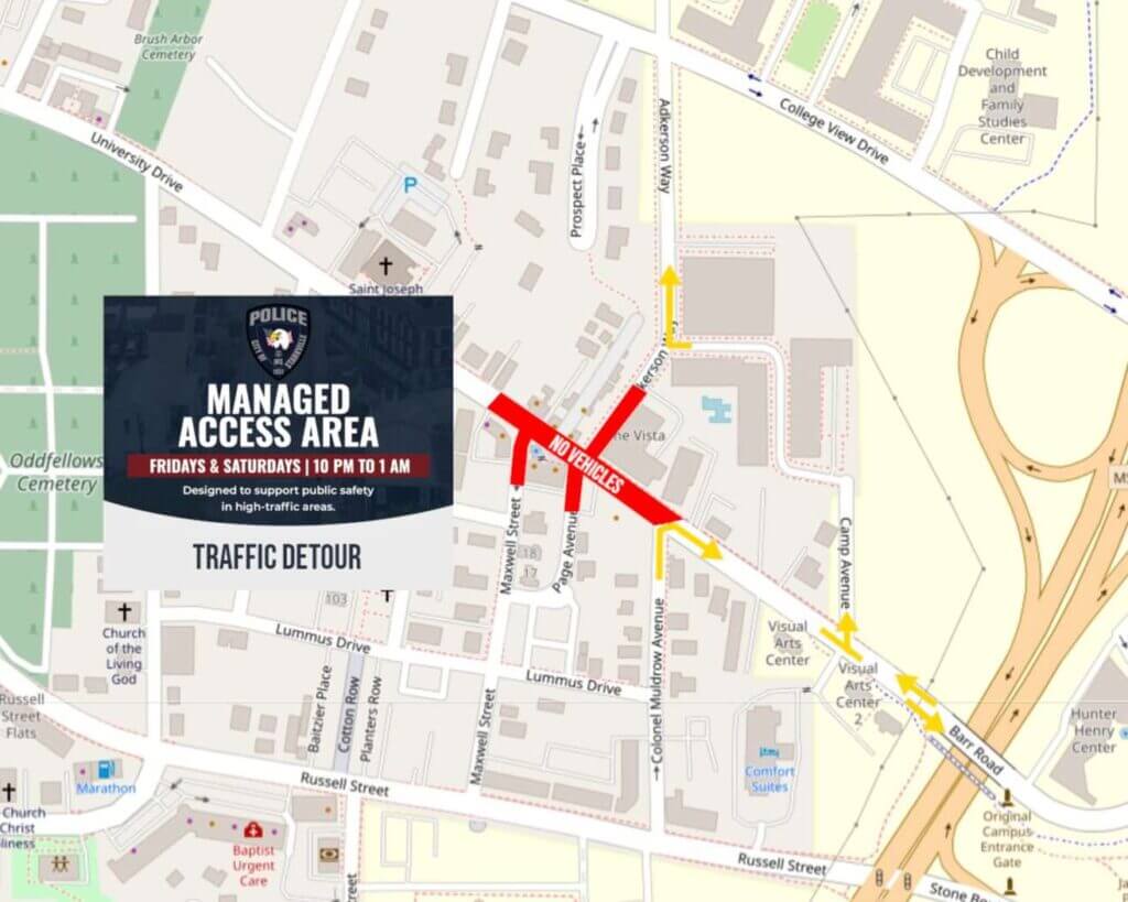 Starkville police launch weekend managed access in Cotton District