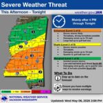 Mississippi emergency agency warns of enhanced severe weather risk Mississippi emergency agency warns of enhanced severe weather risk