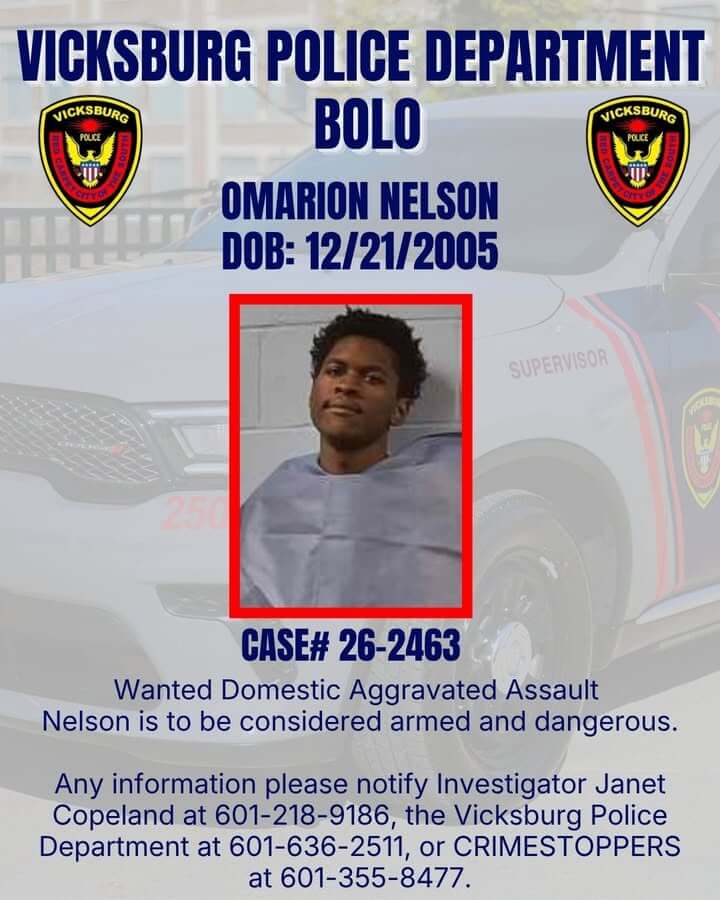Vicksburg Police Department posts on Facebook