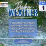 Friday brings steady rain; weekend warms into 70s Friday brings steady rain; weekend warms into 70s