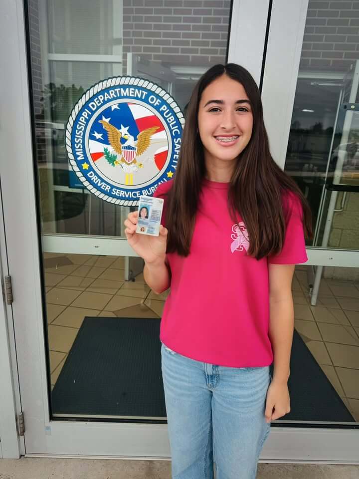 Mississippi DPS congratulates new permit holder, urges safe driving